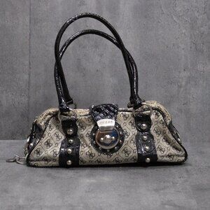 Vintage VTG Y2K 2000's 00's Guess Jean's All Over Print Mini Duffle Clutch Bag